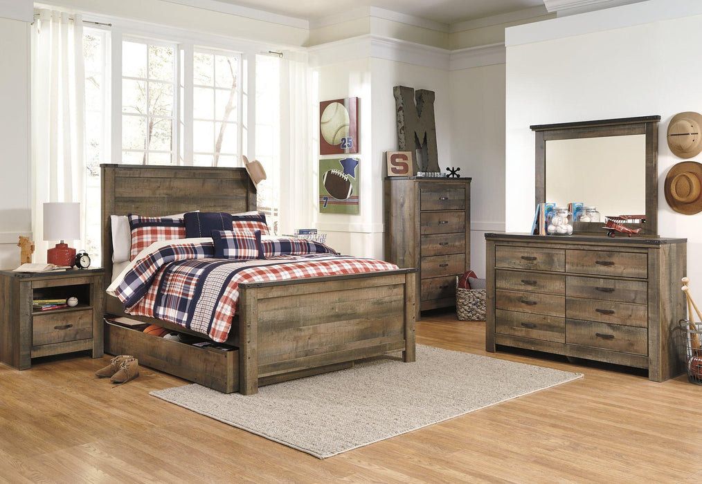 Trinell Bed with 2 Storage Drawers Bed Ashley Furniture