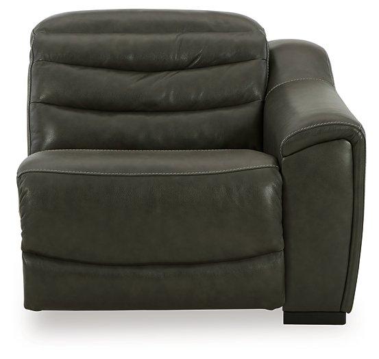 Center Line 2-Piece Power Reclining Loveseat Sectional Ashley Furniture