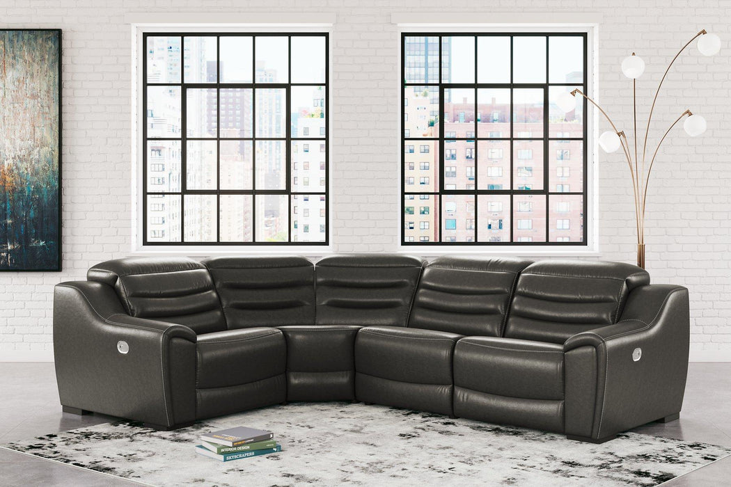 Center Line Power Reclining Sectional Sectional Ashley Furniture