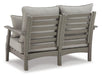 Visola Outdoor Loveseat Conversation Set Outdoor Seating Set Ashley Furniture