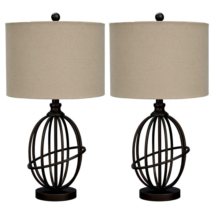 Manasa Lamp Set Table Lamp Set Ashley Furniture