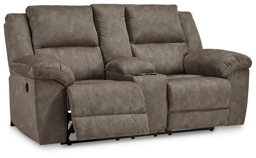 Laresview Reclining Loveseat with Console Loveseat Ashley Furniture