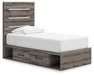Graystorm Bed with Storage Bed Ashley Furniture