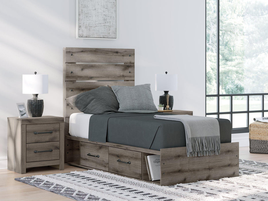 Graystorm Bed with Storage Bed Ashley Furniture
