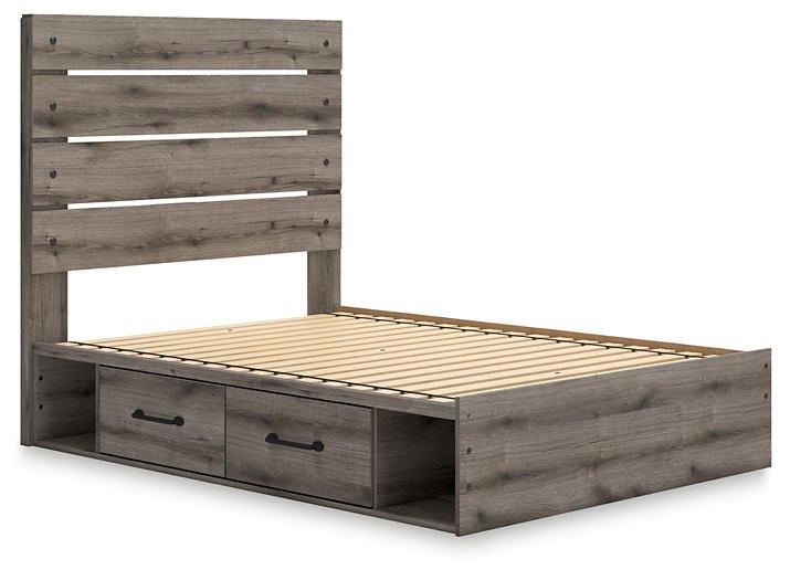 Graystorm Bed with Storage Bed Ashley Furniture