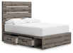 Graystorm Bed with Storage Bed Ashley Furniture