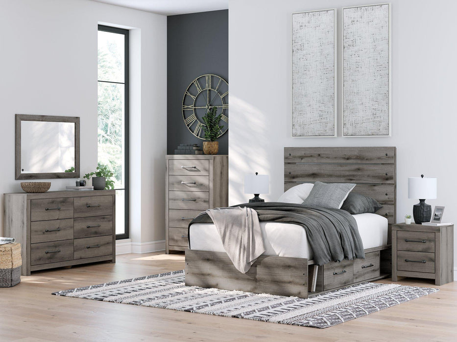 Graystorm Bed with Storage Bed Ashley Furniture