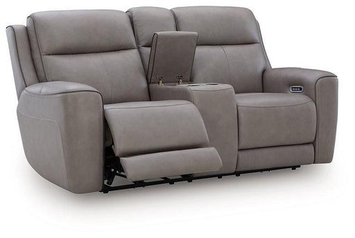5Z-Comfort Power Reclining Loveseat with Console - Dayton Discount Furniture