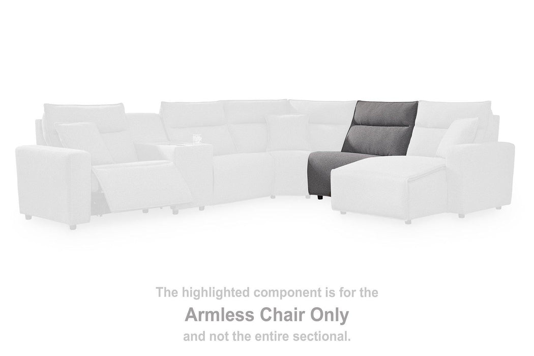 Modmax II Power Reclining Sectional with Audio Consoles - Dayton Discount Furniture