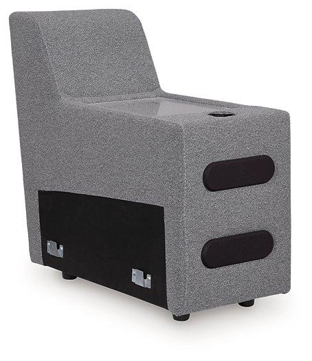 Modmax II Power Reclining Sectional with Audio Consoles - Dayton Discount Furniture