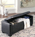 Benches Upholstered Storage Bench Bench Ashley Furniture