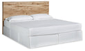 Hyanna Panel Storage Bed with 1 Under Bed Storage Drawer Bed Ashley Furniture