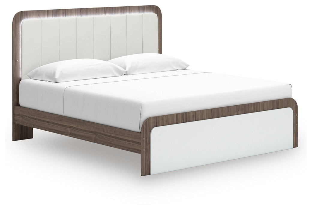 Kendanport Upholstered Bed - Dayton Discount Furniture