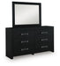 Maeling Dresser and Mirror Dresser & Mirror Ashley Furniture