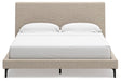 Cielden Upholstered Bed with Roll Slats - Dayton Discount Furniture