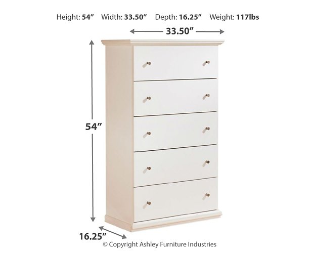 Bostwick Shoals Youth Chest of Drawers Chest Ashley Furniture