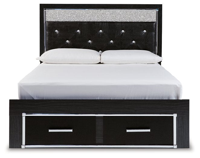 Kaydell Upholstered Panel Storage Bed Bed Ashley Furniture