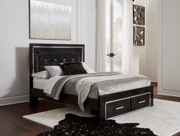 Kaydell Upholstered Bed with Storage Bed Ashley Furniture