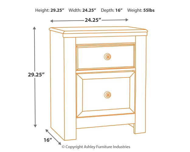Paxberry Youth Nightstand Nightstand Ashley Furniture