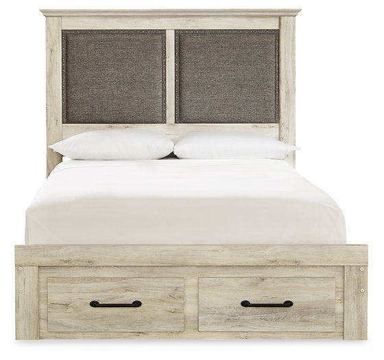 Cambeck Upholstered Panel Storage Bed Bed Ashley Furniture