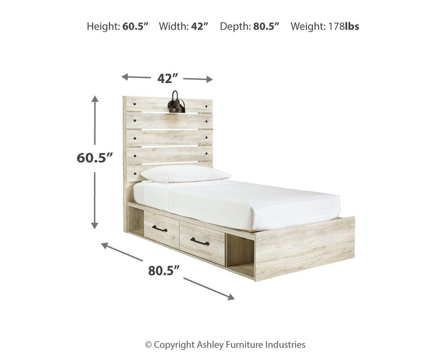 Cambeck Bed with 2 Storage Drawers - Dayton Discount Furniture