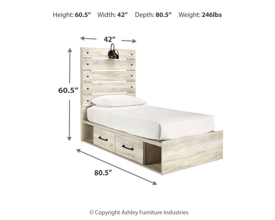 Cambeck Bed with 4 Storage Drawers - Dayton Discount Furniture