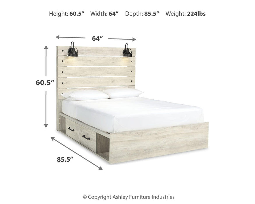 Cambeck Bed with 2 Storage Drawers - Dayton Discount Furniture