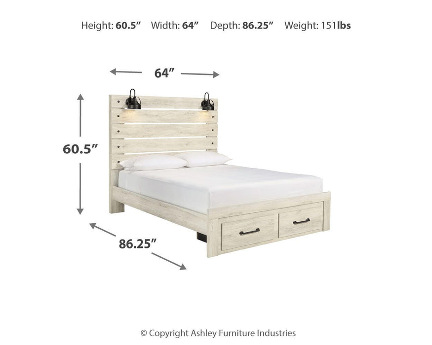 Cambeck Bed with 2 Storage Drawers - Dayton Discount Furniture