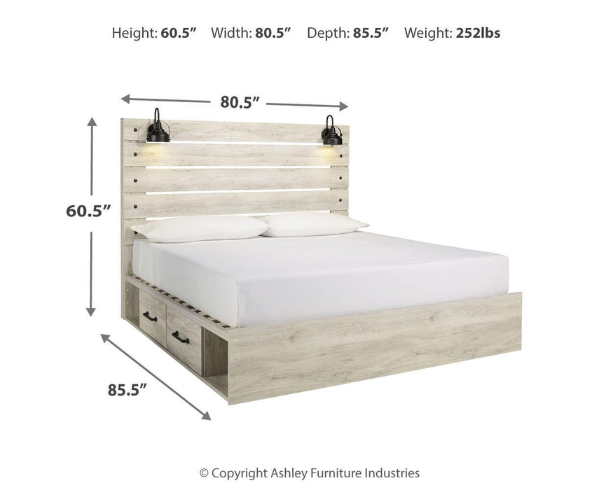 Cambeck Bed with 2 Storage Drawers - Dayton Discount Furniture