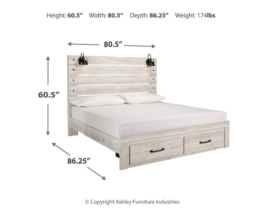 Cambeck Bed with 2 Storage Drawers - Dayton Discount Furniture
