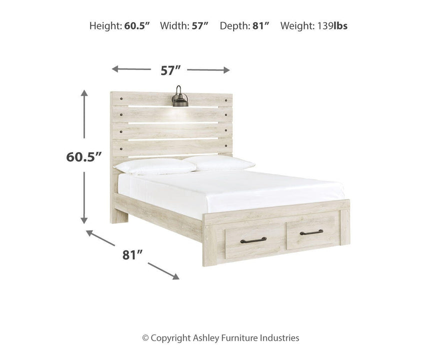 Cambeck Bed with 2 Storage Drawers - Dayton Discount Furniture