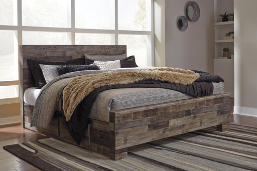 Derekson Bed with 2 Side Storage - Dayton Discount Furniture