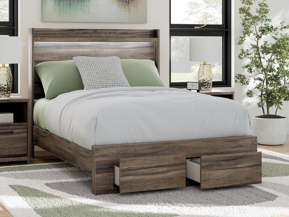 Elbrim Panel Storage Bed - Dayton Discount Furniture