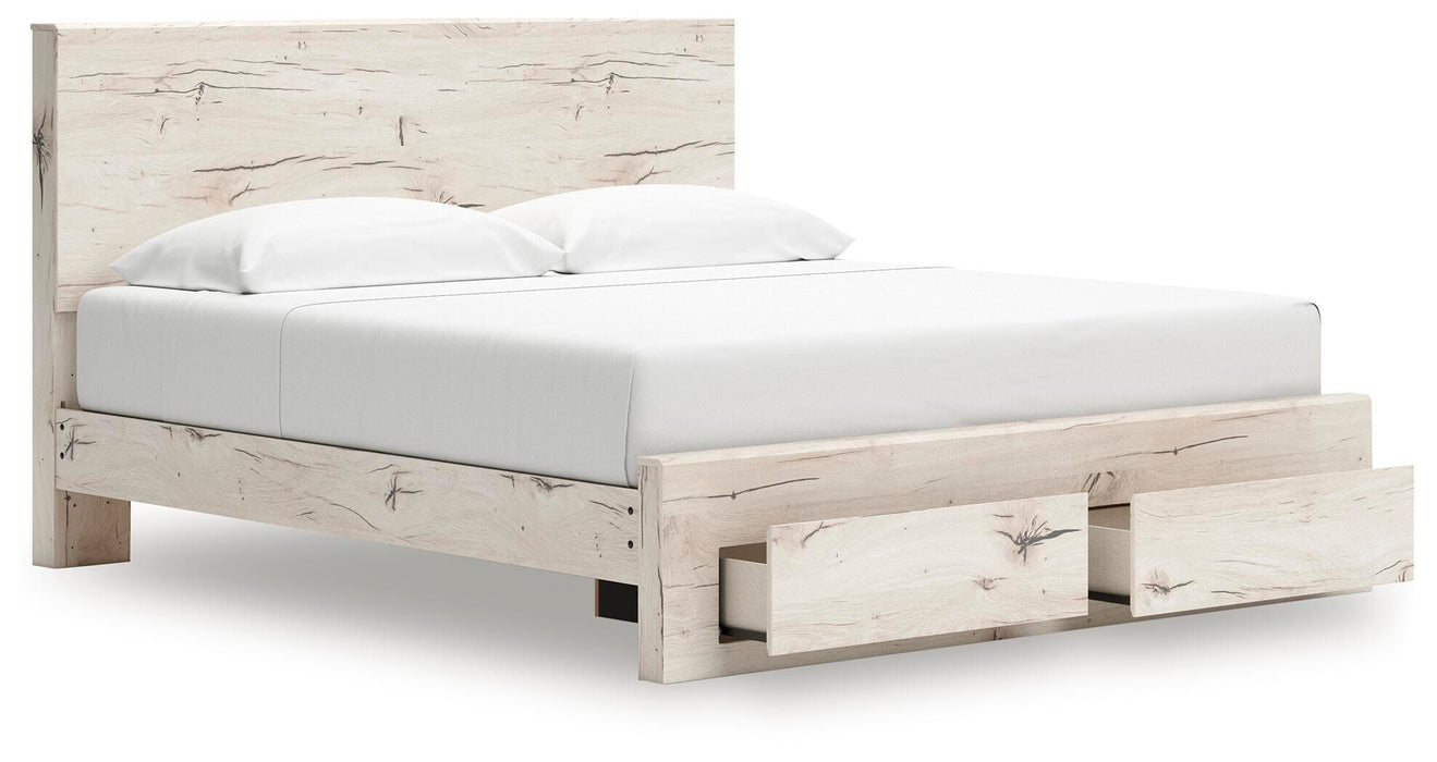 Lawroy Panel Storage Bed - Dayton Discount Furniture