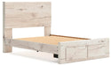 Lawroy Panel Storage Bed - Dayton Discount Furniture