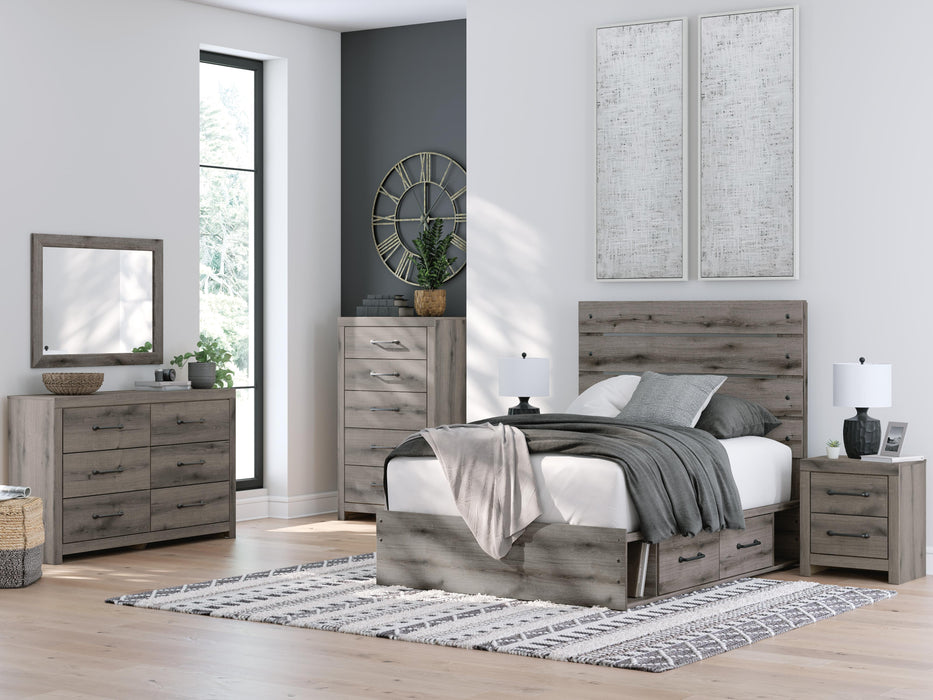 Graystorm Bed with Storage - Dayton Discount Furniture