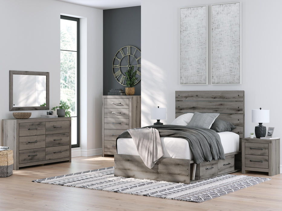Graystorm Bed with Storage - Dayton Discount Furniture