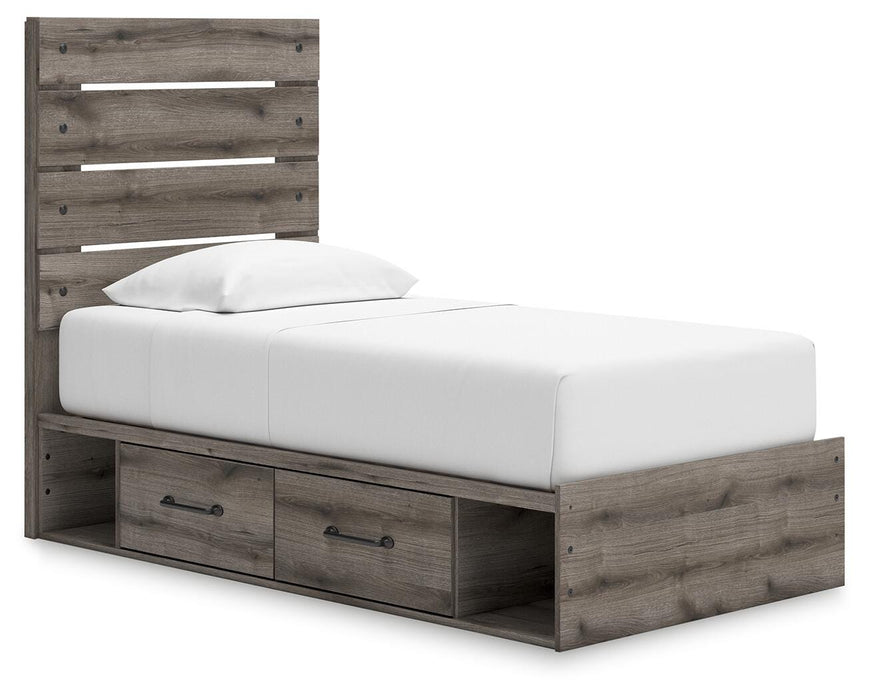 Graystorm Bed with Storage - Dayton Discount Furniture