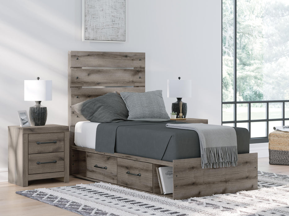 Graystorm Bed with Storage - Dayton Discount Furniture