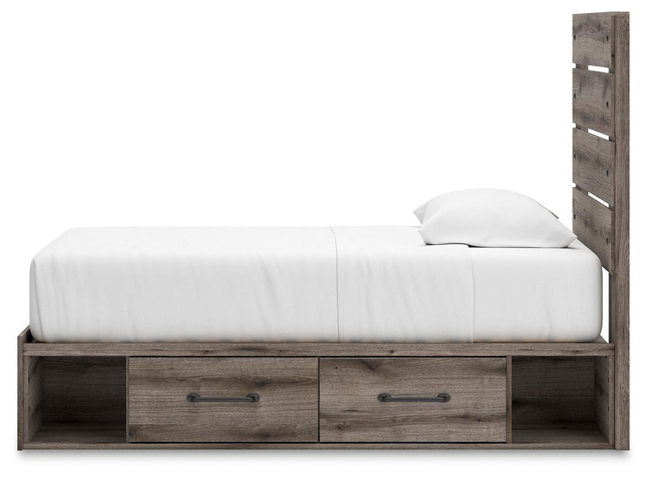 Graystorm Bed with Storage - Dayton Discount Furniture