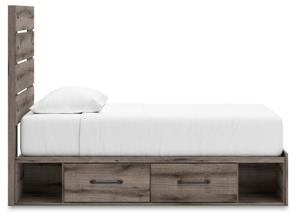 Graystorm Bed with Storage - Dayton Discount Furniture