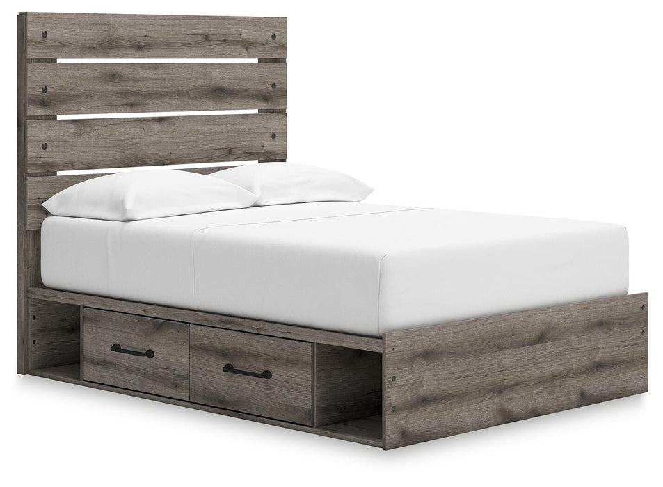 Graystorm Bed with Storage - Dayton Discount Furniture