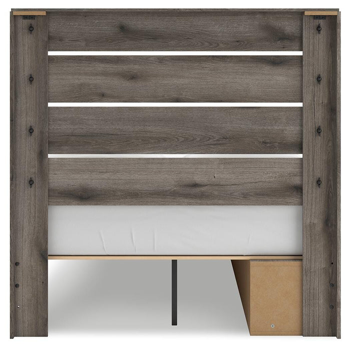 Graystorm Bed with Storage - Dayton Discount Furniture