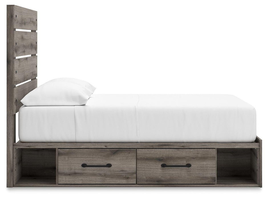Graystorm Bed with Storage - Dayton Discount Furniture