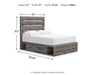 Graystorm Bed with Storage - Dayton Discount Furniture