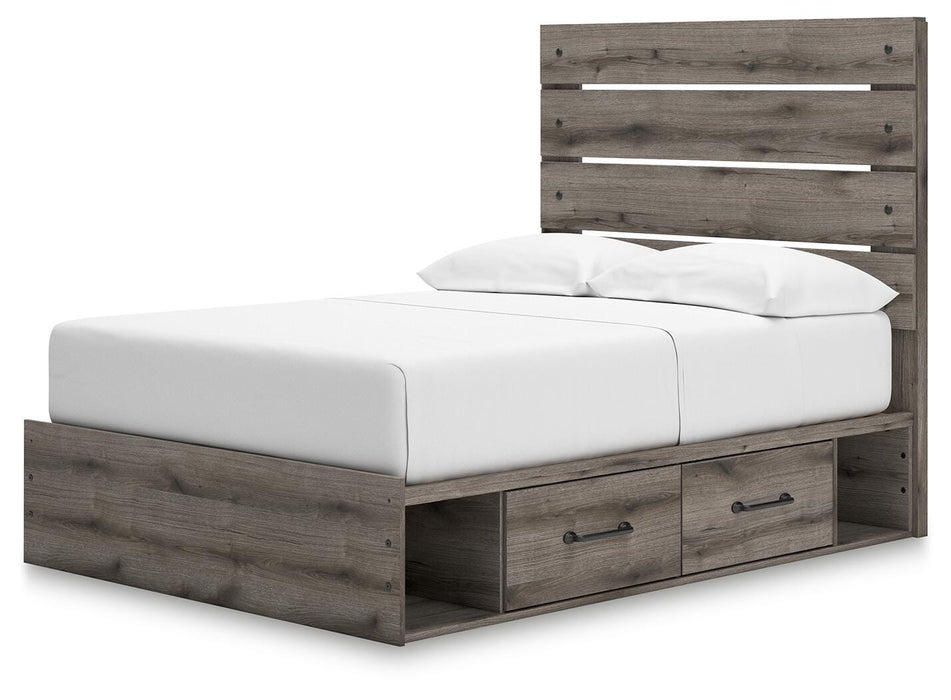 Graystorm Bed with Storage - Dayton Discount Furniture