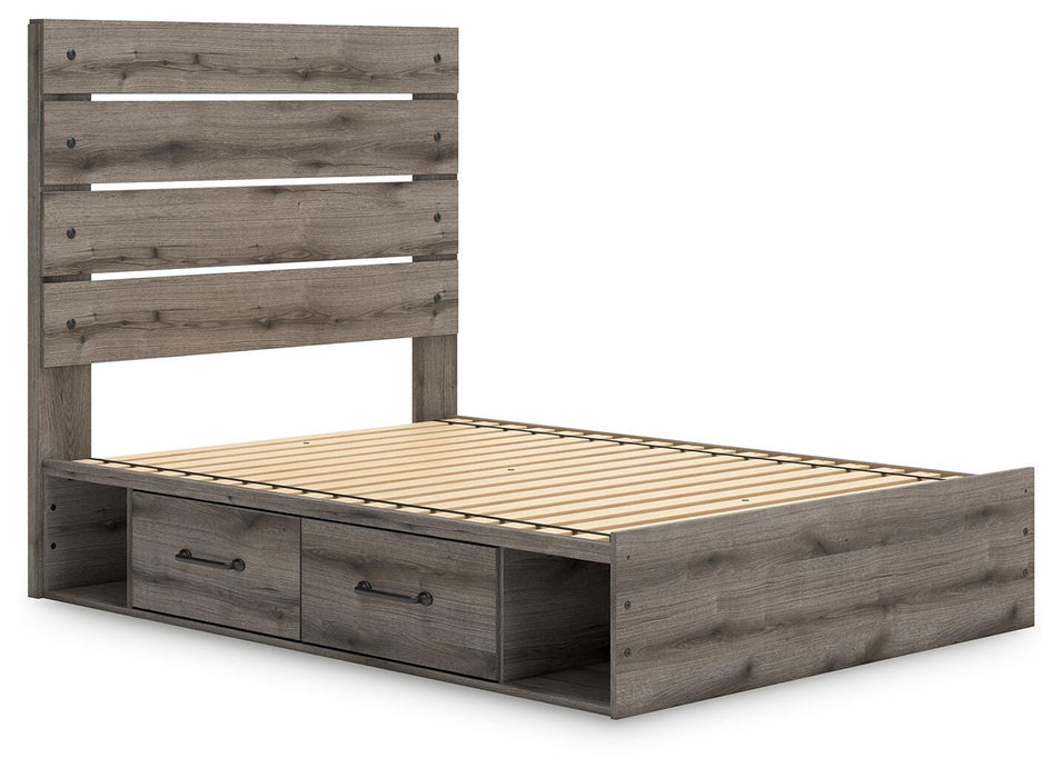 Graystorm Bed with Storage - Dayton Discount Furniture