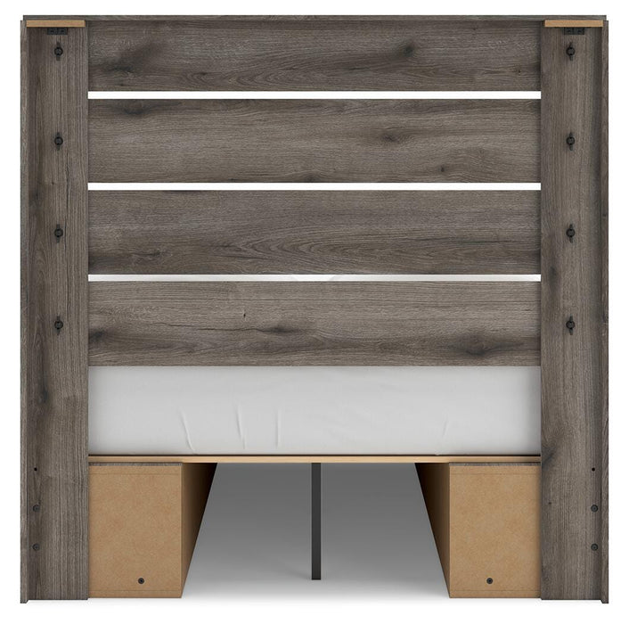 Graystorm Bed with Storage - Dayton Discount Furniture