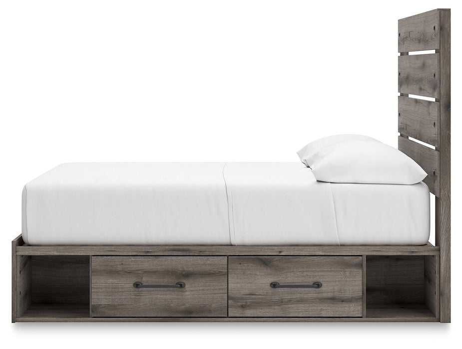 Graystorm Bed with Storage - Dayton Discount Furniture