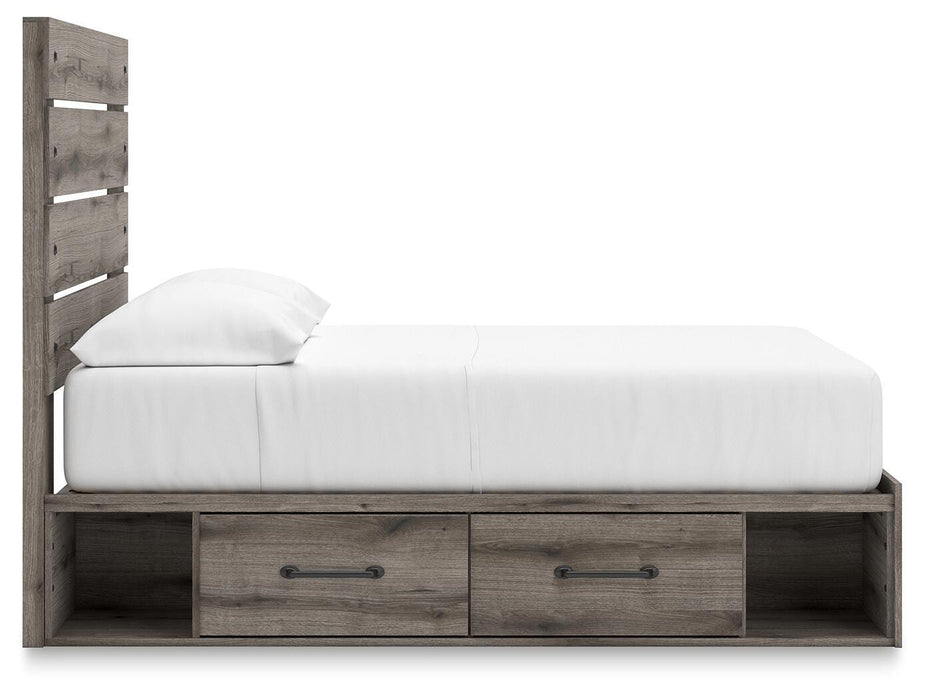 Graystorm Bed with Storage - Dayton Discount Furniture